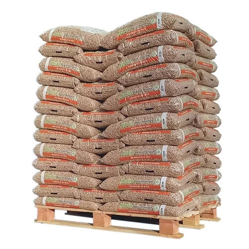Holzpellets ENplus A1 Palette 975 kg Moulin Bois Energie