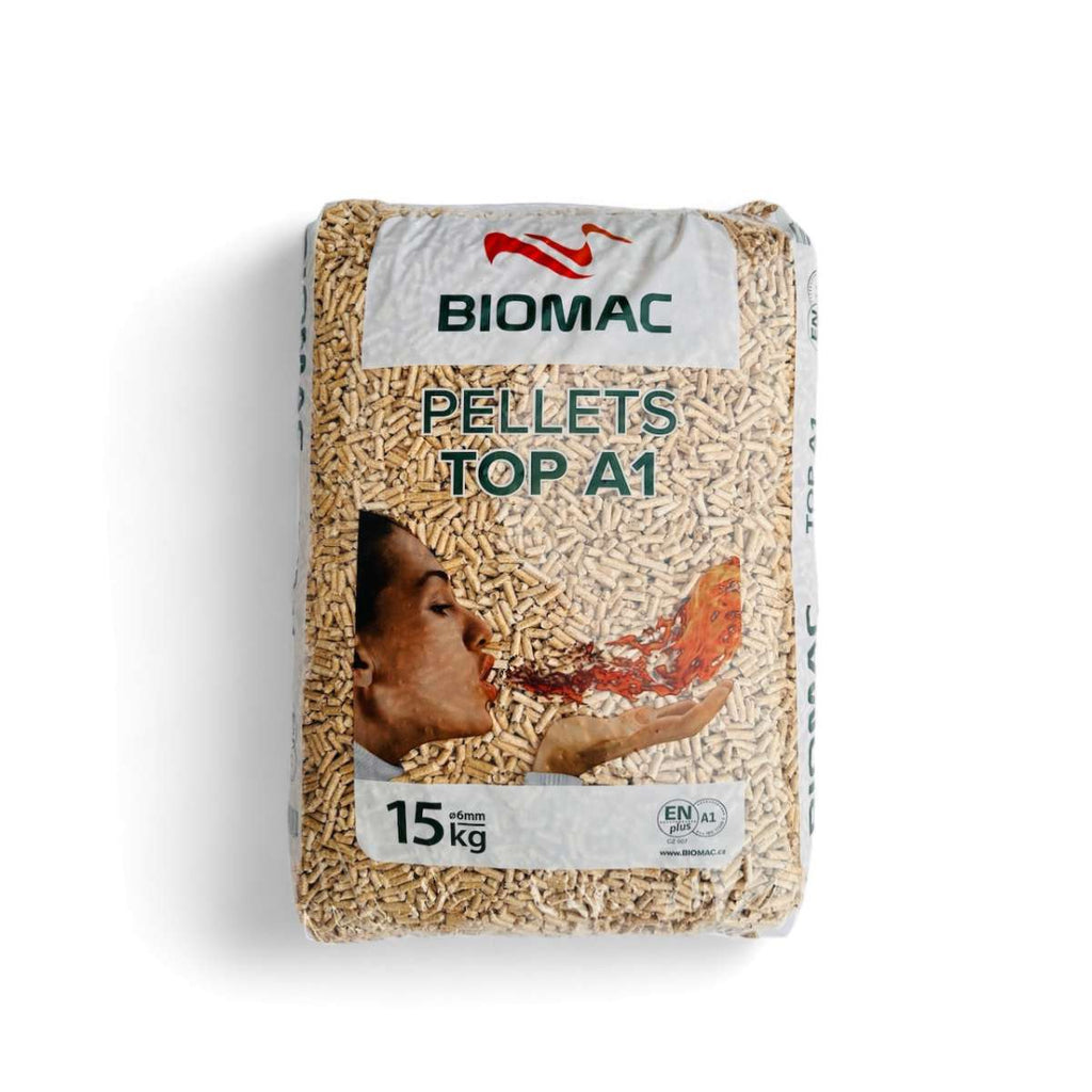 Nadelholz Holzpellets ENplus A1 Palette 975 kg BIOMAC TOP