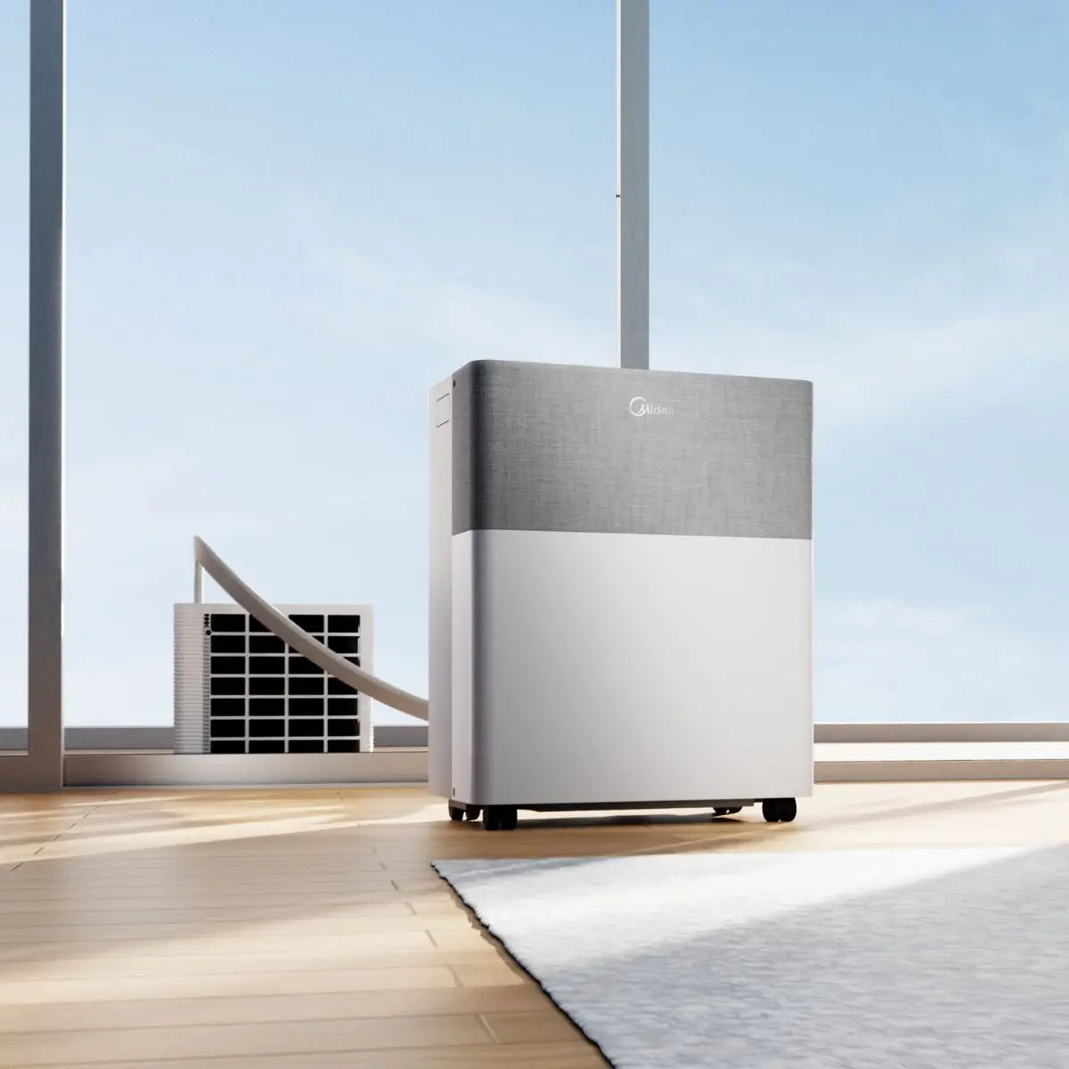 Midea PortaSplit Mobile Split-Klimaanlage 3,5 kW – 12.000 BTU – Leistungsstarke Kühlung, Heizung & Entfeuchtung